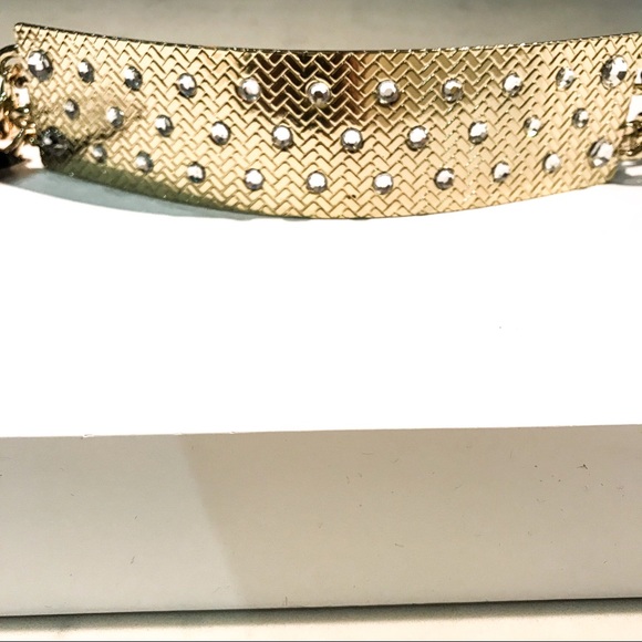 NWT Bebe Gold Metal Chain Plated Belt - Picture 2 of 7